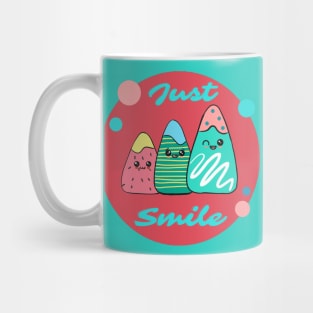 Just Smile Strawberries Sketch Mug